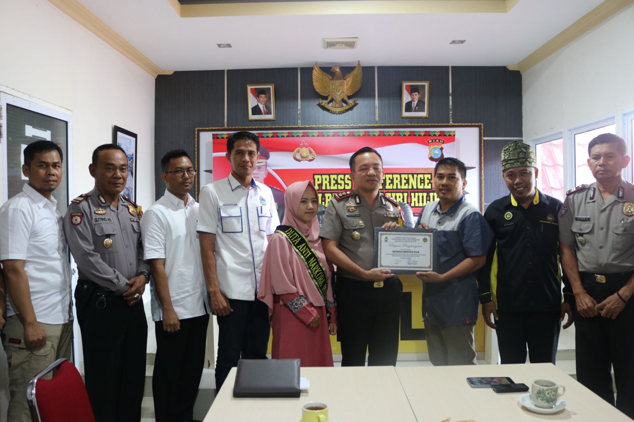 Silaturahmi Polres Inhil Dengan Jajaran Pengurus DPC Granat Kabupaten Inhil