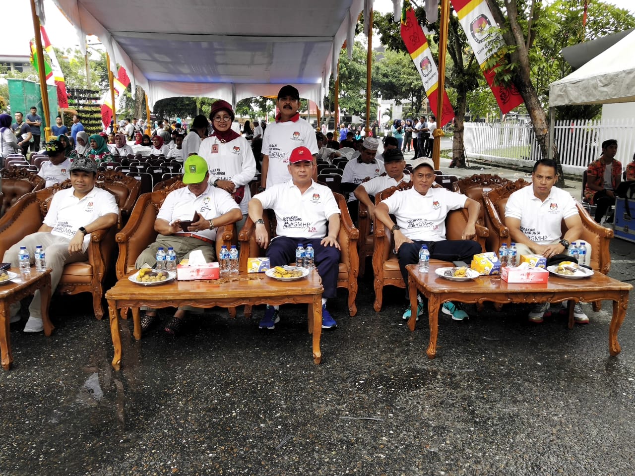 Karo Ops Polda Riau Hadiri Kegiatan Gerakan Melindungi Hak Pilih