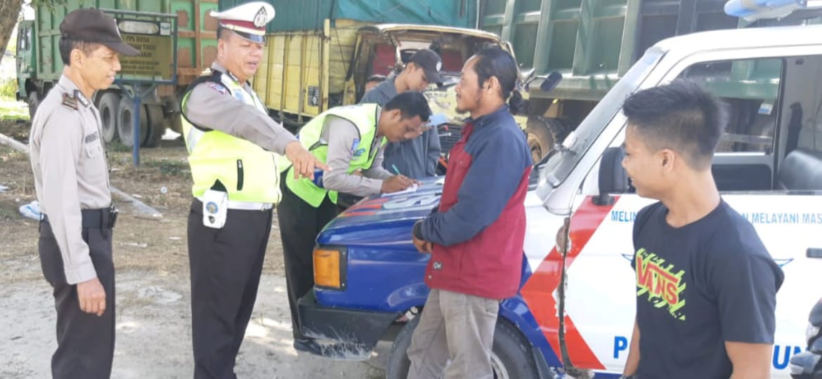 Hari ke 4 Ops Patuh Muara Takus, Sat Lantas Polres Kampar Jaring Puluhan Kendaraan