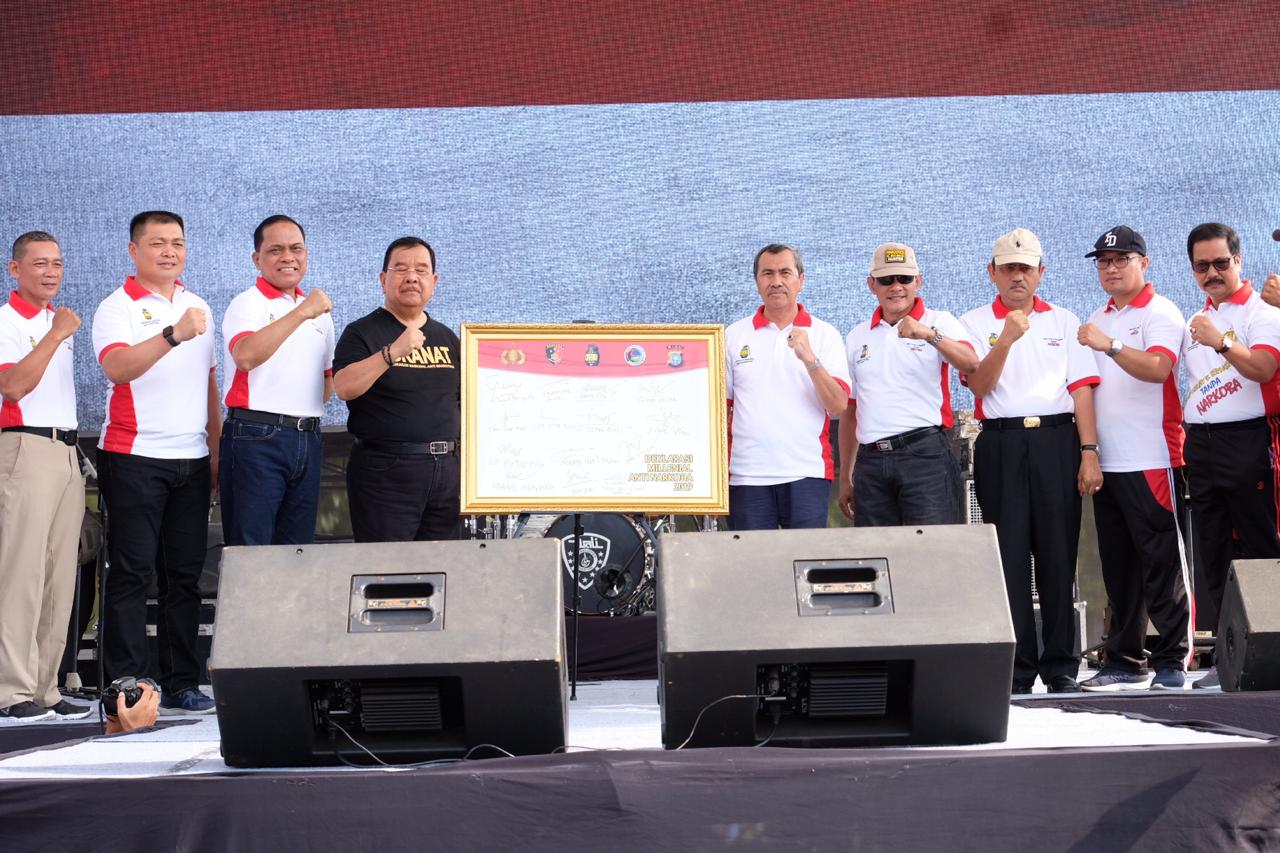 Polda Riau Sukses Adakan Millenial Anti Narkoba, Masyarakat Antusias