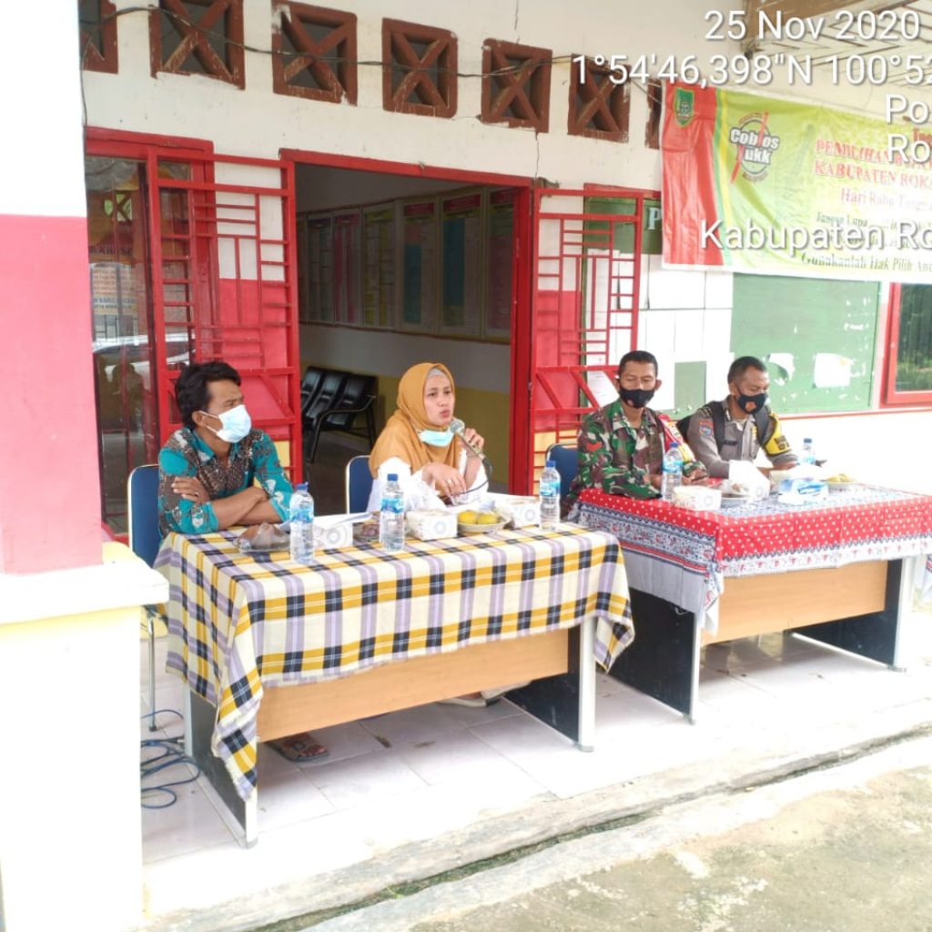 Polsek Bangko Polres Rohil Hadiri Acara Sosialisasi Bantuan Hukum Masyarakat Miskin.