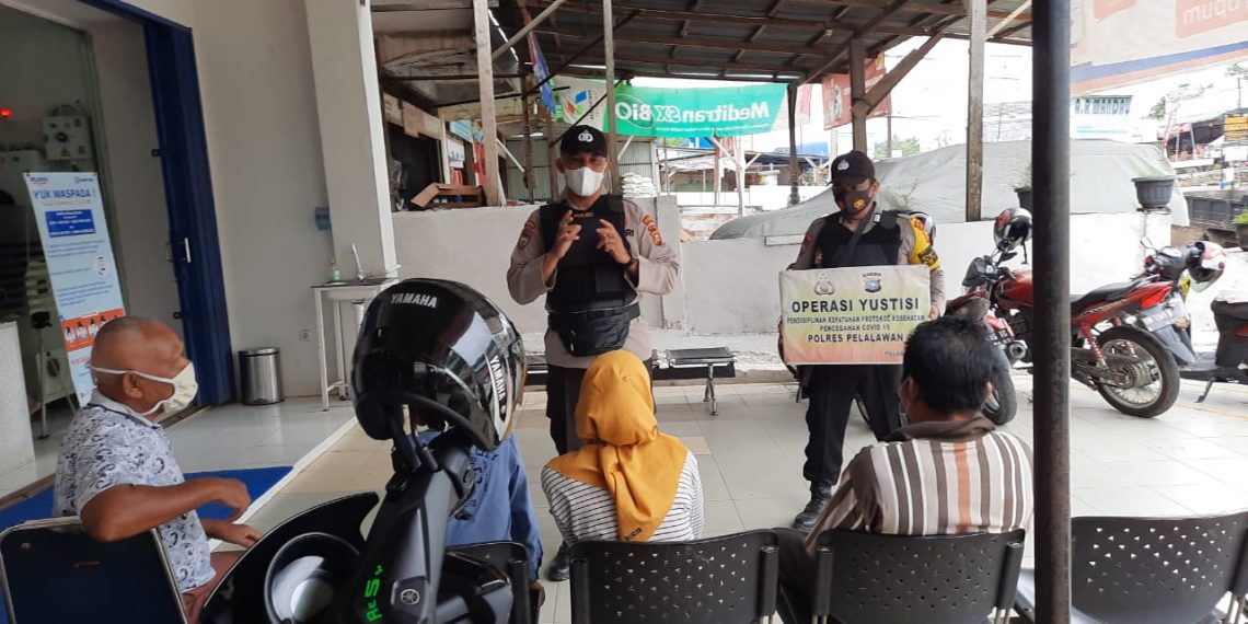 Polsek Ukui Ingatkan Warga Agar Tetap Disiplin Terapkan Prokes Selama Ramadhan