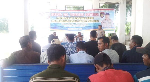 Kasat Polairud Rokan Hilir Beri Sosialisasi Tentang Mencegah Paham Radikal Serta Bahaya Narkoba