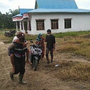 Sukseskan Vaksinasi, Kapolsek Bangko : Jangan Takut Disuntik Vaksin