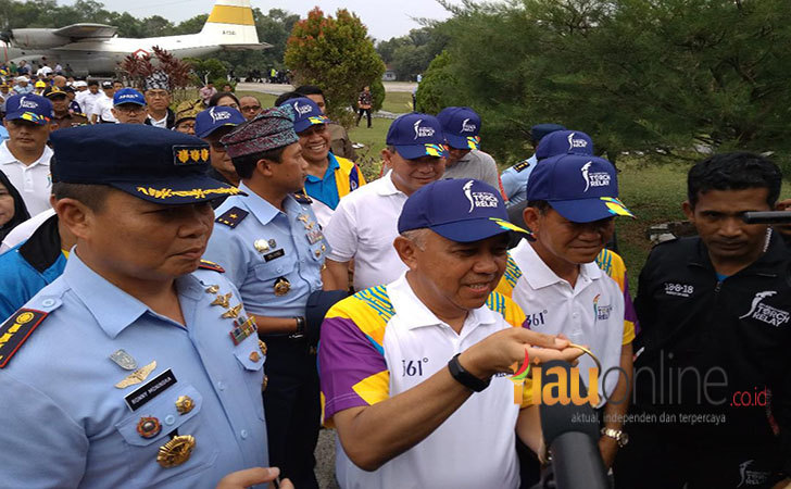 Gubernur: Obor Asian Games Sebagai Pemicu Motivasi Atlet Riau