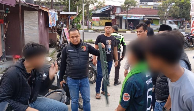 Hendak Perang Sarung, 3 Remaja Diamankan Di Polsek Tampan