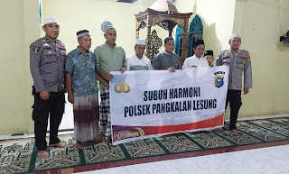 Polisi Pangkalan Lesung Gelar Subuh Harmoni dan Sampaikan Pesan Kamtibmas Jelang Pilkada 2024