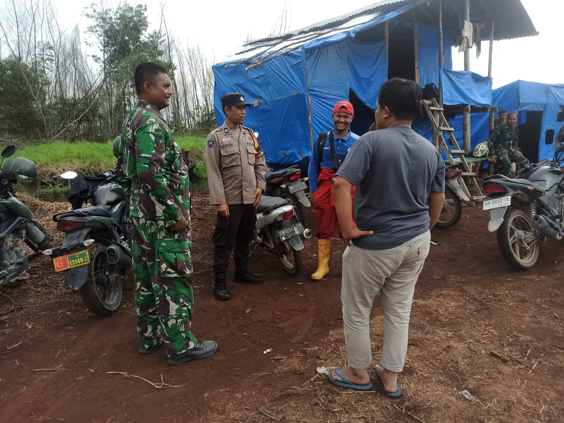 Sinergitas TNI-POLRI di Langgam Lakukan Cooling System Ciptakan Pilkada Damai 2024 