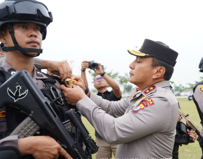 Polda Riau Gelar Upacara Pembukaan Pelatihan Tim RAGA Tahun 2025