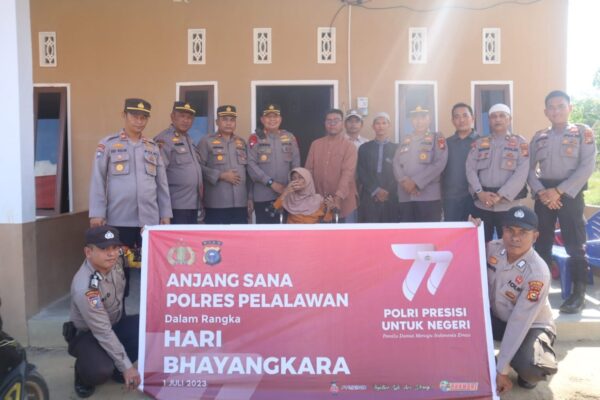 Anjang Sana Polres Pelalawan di Hari Bhayangkara ke 77