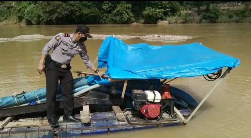 Respon Cepat, Polsek Kuantan Mudik Polres Kuansing Lakukan Penertiban PETI