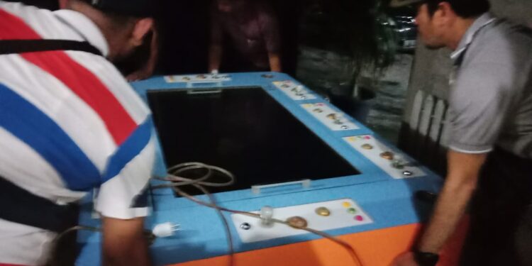 Polsek Tapung Hilir Amankan Mesin Gelper Ikan-ikan di Simpang Membot Desa Kota Garo