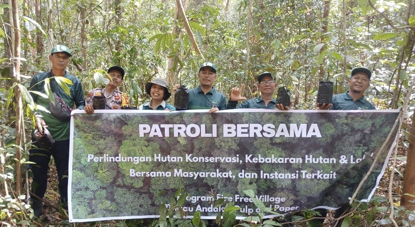 Polsek Teluk Meranti Patroli Gabungan Antisipasi Karhutla
