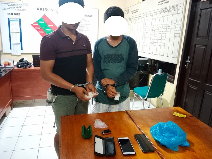 Dua Orang Diduga Pengedar Sabu 109,17 Gram Diringkus Polisi di Tandun