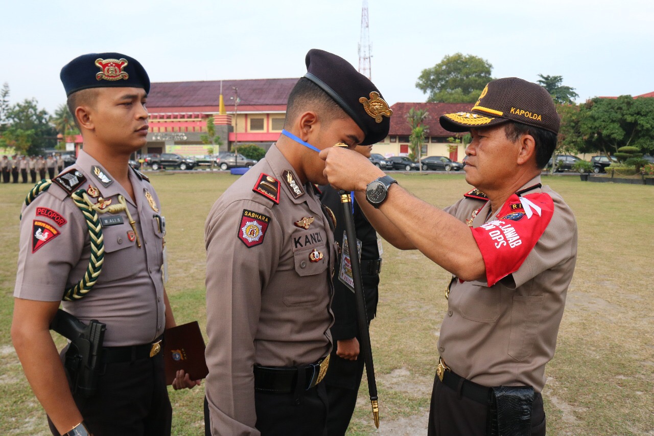 Kapolda Riau Pimpin Upacara Penutupan Lat Pra Ops Mantap Praja Muara Takus 2018 