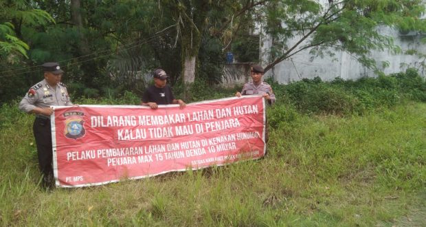Polsek Bandar Sei Kijang Terus Lakukan Patroli Karhutla