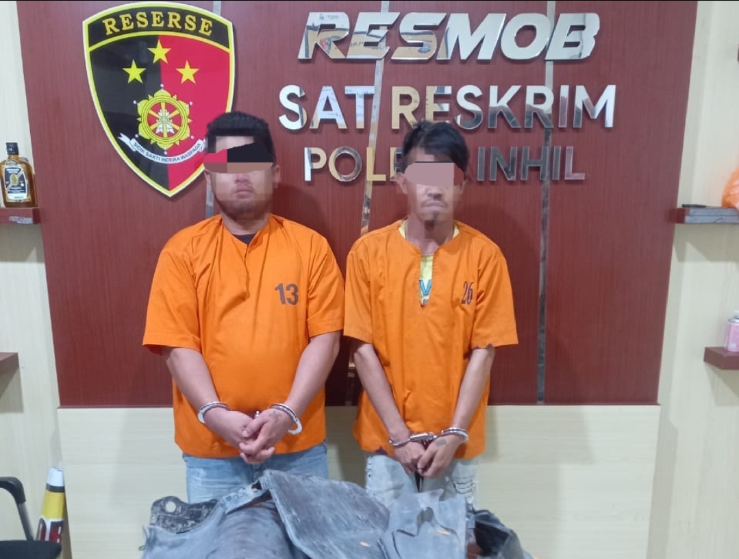 Dua Pelaku Curanmor di Inhil Berhasil Ditangkap