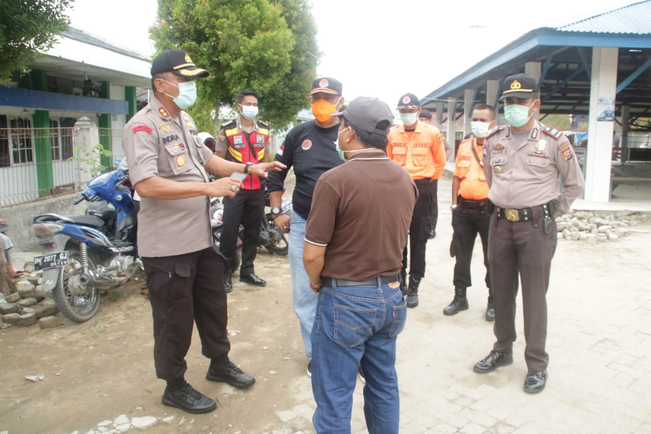 Cegah Penularan Covid-19 Kapolres Inhil Himbau Masyarakat Tetap Berada di Rumah