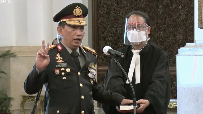 Listyo Sigit Prabowo Resmi Dilantik Jadi Kapolri