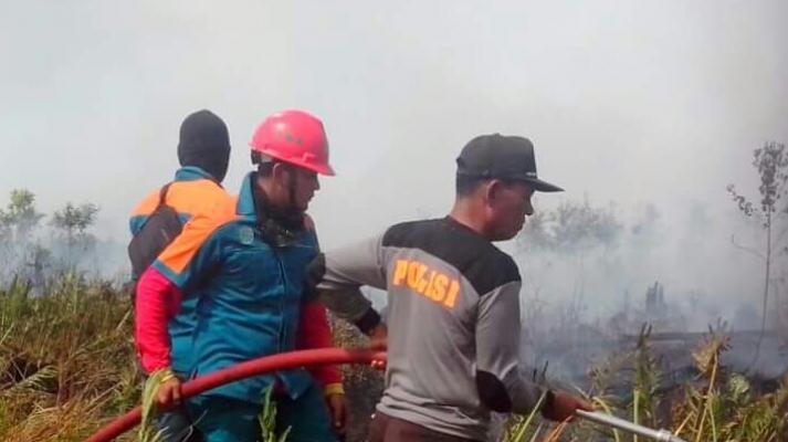 Polres Dumai Amankan Seorang Pria Pembakar Lahan