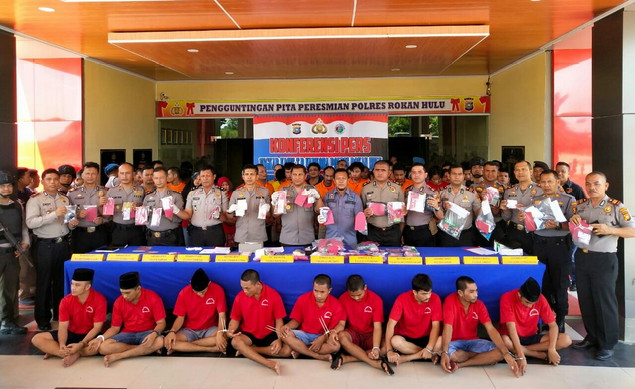 40 Tersangka Narkoba dari 30 Kasus Berhasil Ditangkap 