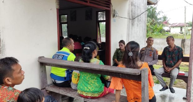 Ibadah Minggu Kasih Kembali di Gelar Polsek Bandar Sei Kijang