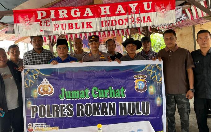 Jumat Curhat ,Polres Rohul Terima Keluhan Masyarakat, Tentang Keberadaan Warung Remang di Rohul