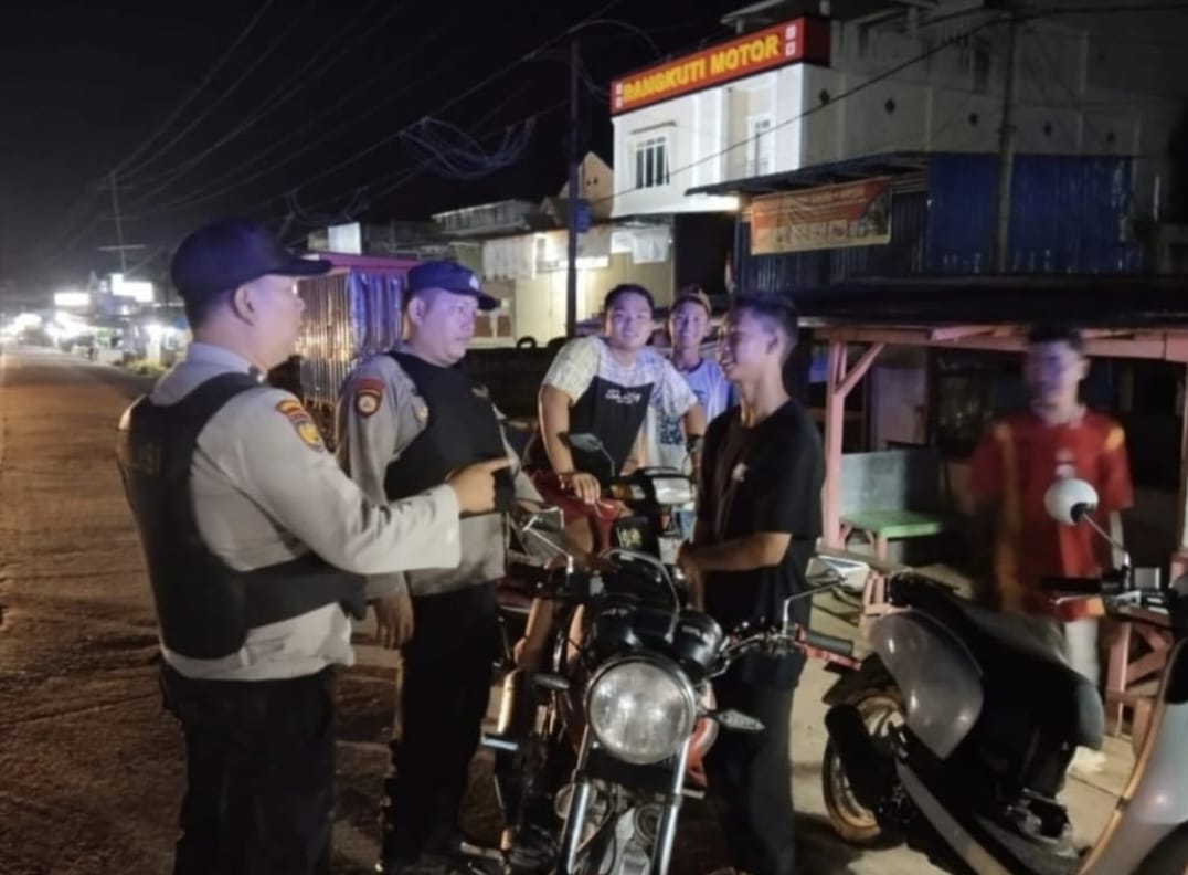 Wujudkan Kamtibmas Pasca Pilkada, Polsek Ukui Rutin Patroli