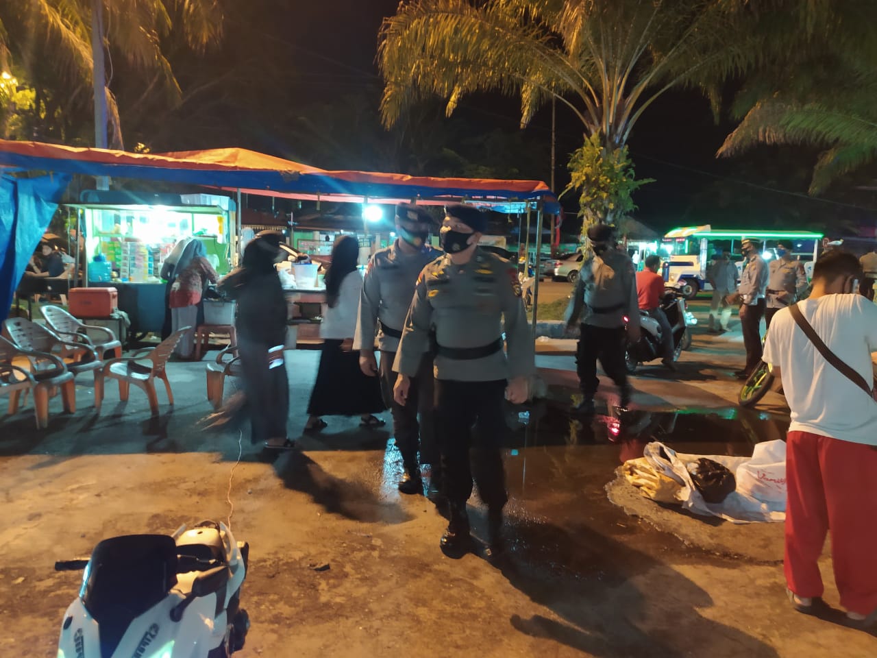 Natisipasi Penyebaran Covid-19 Polda Riau Gelar Personil Dalam Rangka Pendisiplinan Masyarakat