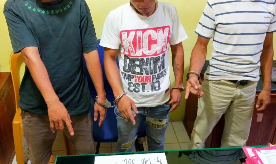 Sedang Bermain Judi Qiu-qiu Di Warung Kosong, 3 Pelaku Ditangkap Polsek Siak Hulu