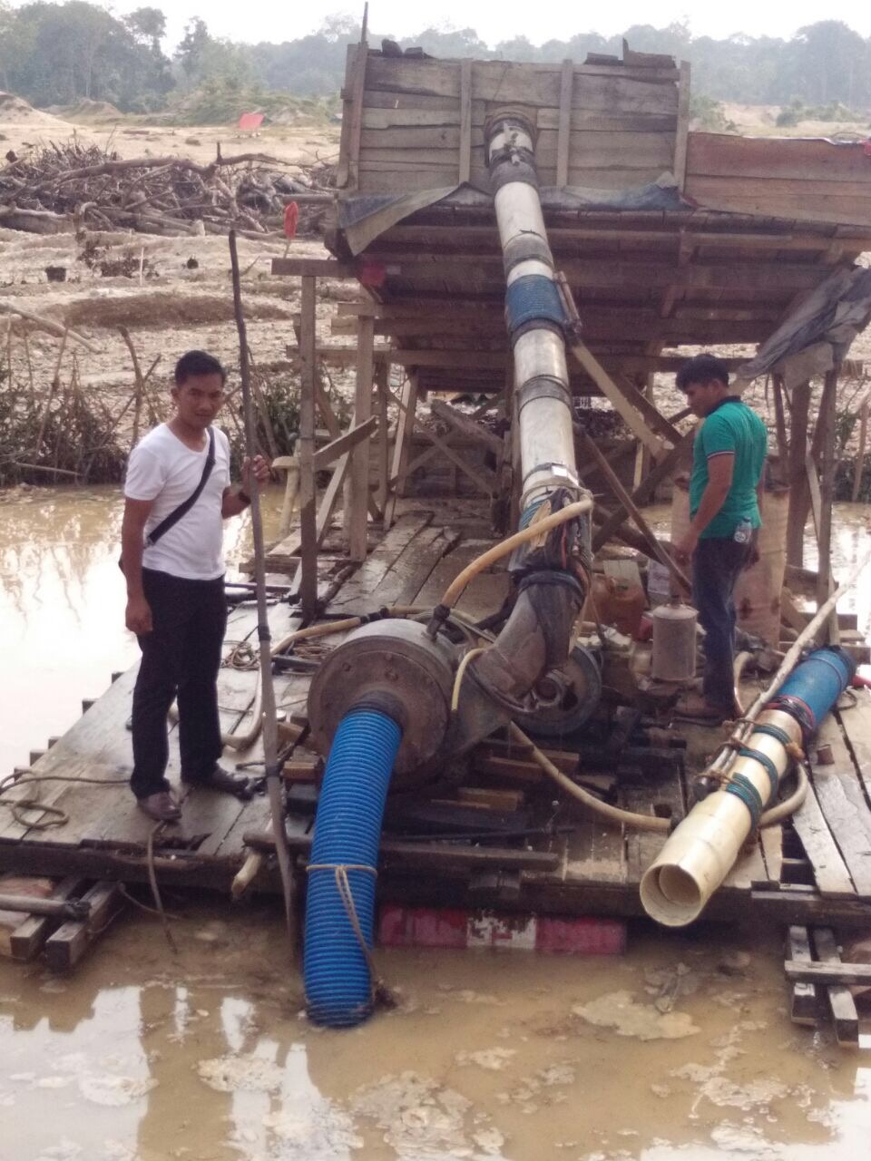 Polsek Singingi Berhasil Amankan Pelaku PETI