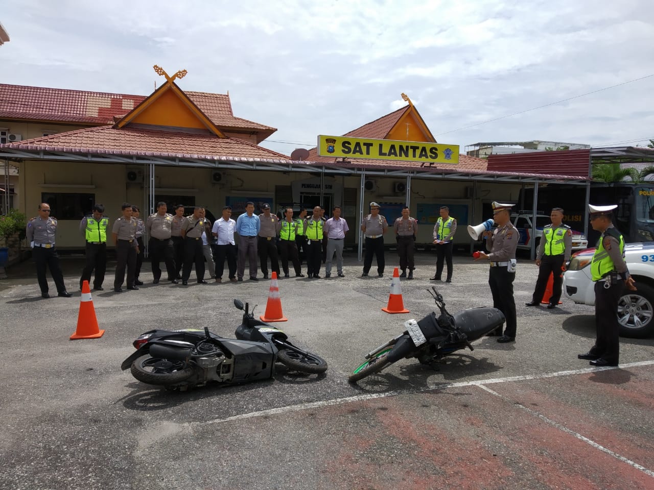 Pembukaan Lat Pra Ops Zebra Muara Takus 2018 Di Polres Dumai