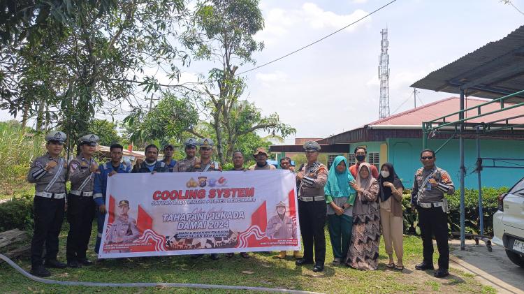 Ciptakan Situasi Kamseltibcar, Satlantas Polres Bengkalis Cooling System Jelang Pilkada 2024