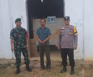 Berikan Rasa Aman, Polsek Pangkalan Lesung Bersama TNI Patroli di Tempat Ibadah Gereja 