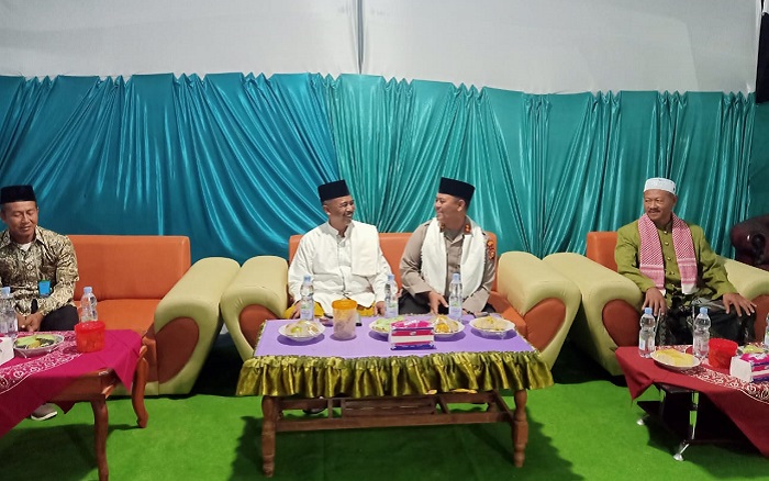 Kapolres Rohul Hadiri Halal Bihalal Dan Doa Bersama Mujahadah Nishfussanah Ke-33