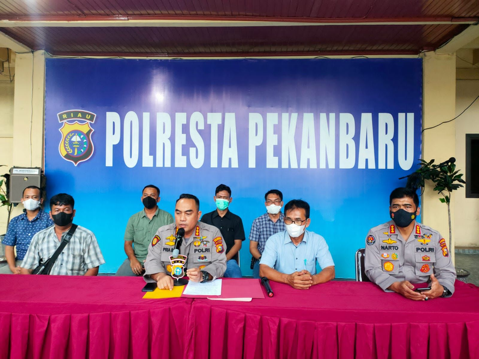 Kapolresta Pekanbaru : Proses Terus Berlanjut, Berkas Perkara Sudah Dikirim Ke Kejaksaan.