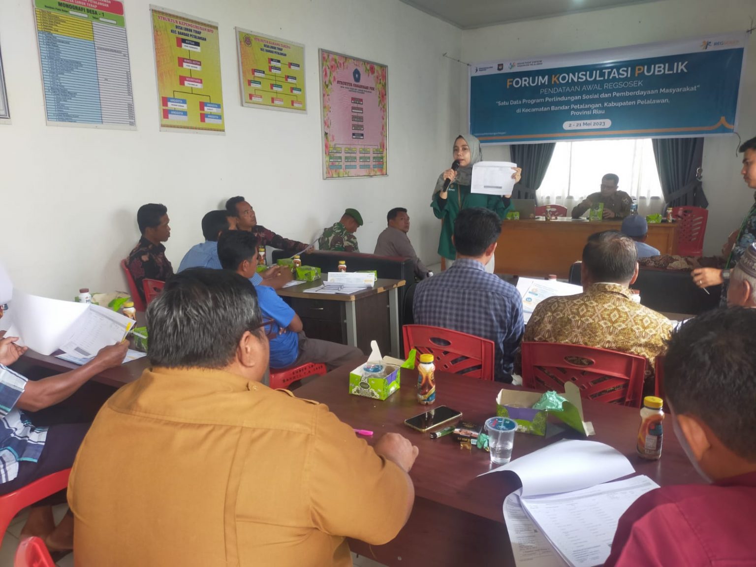 Sinergitas Tiga Pilar, Polsek Bunut Hadiri Rapat FKP