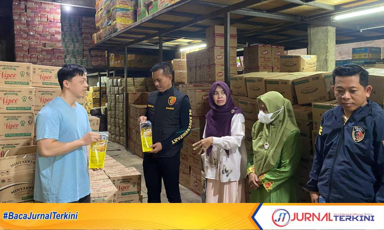 Polres Inhil Lakukan Pengecekan Barang BDKT Minyak Goreng