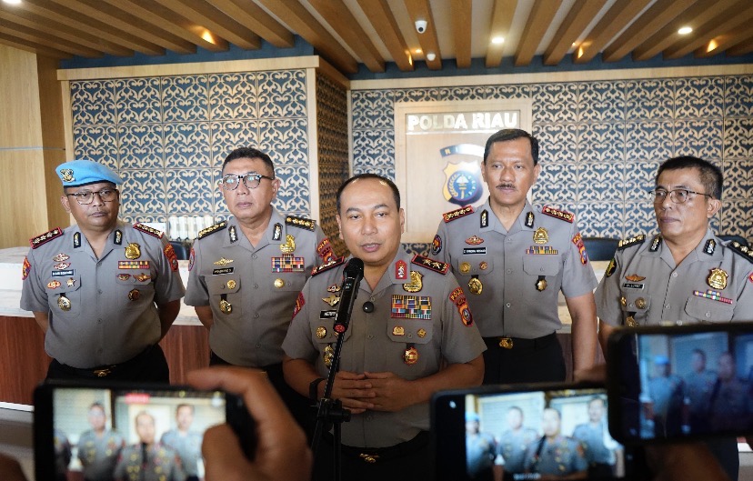 Tes Urine Dadakan Digelar di Polda Riau dan Polres Jajaran, Tiga Personel Positif Diproses Tegas