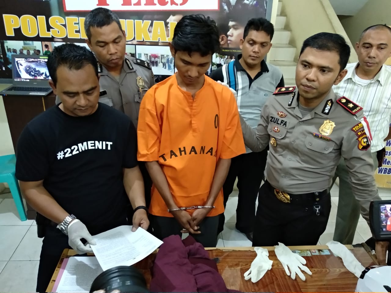 Pelaku Pencurian Kendaraan Bermotor Diciduk Polsek Sukajadi Pekanbaru