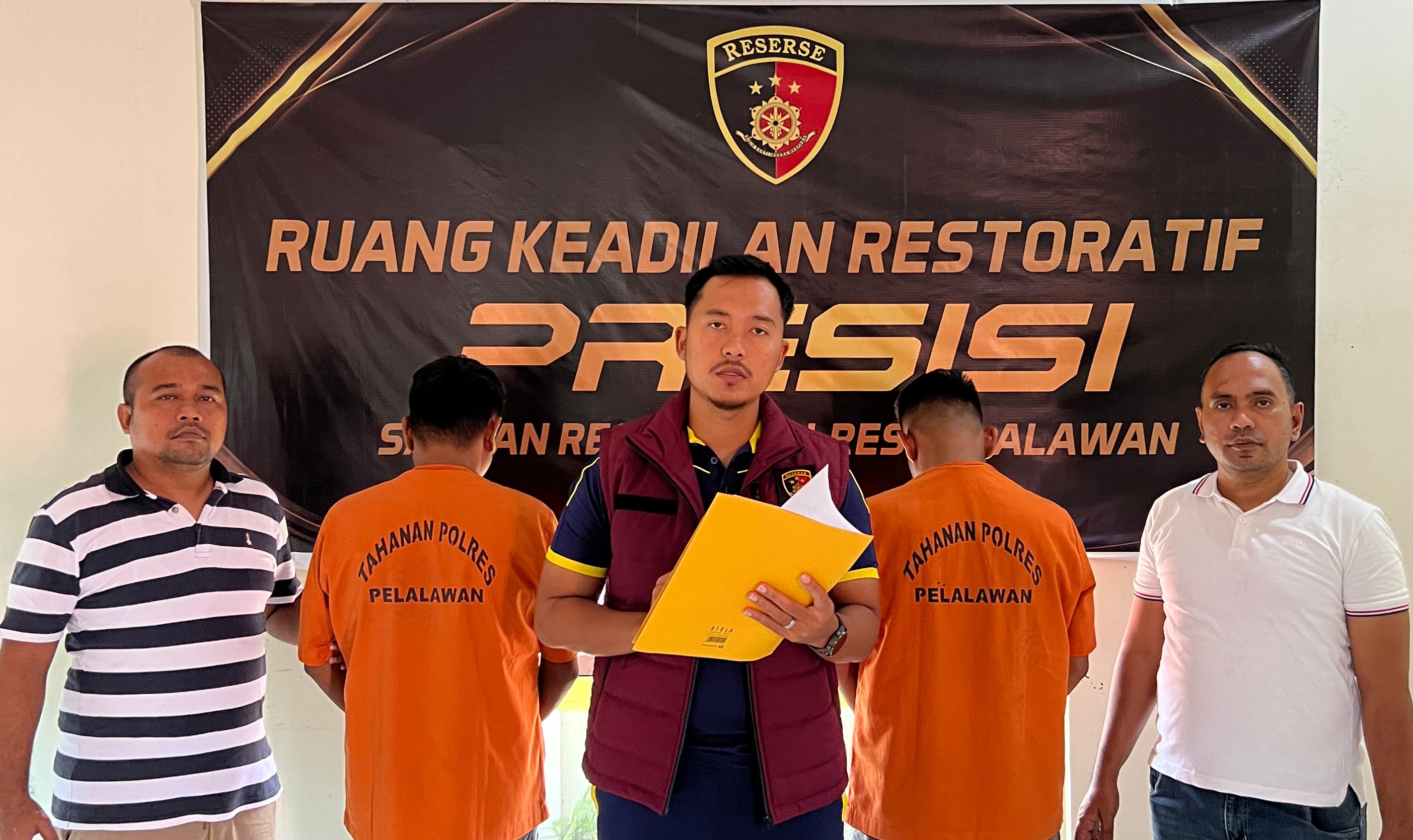 Preman Pelaku Curanmor yang Meresahkan Masyarakat Pangkalan Kerinci Berhasil Diringkus Tim Opsnal Polres Pelalawan.