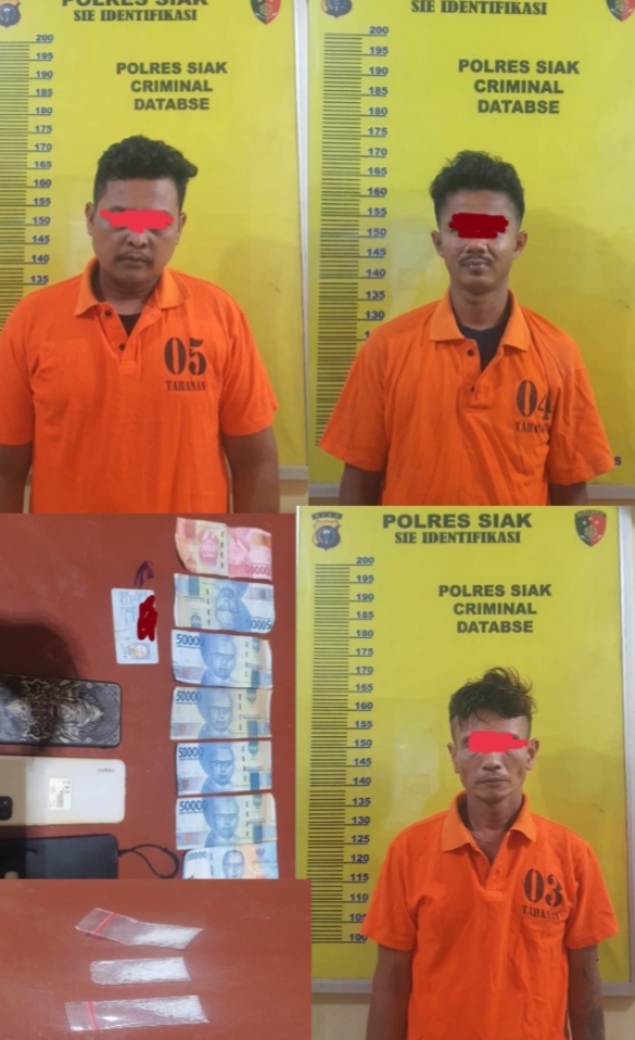 Unit Reskrim Polsek Kandis Tangkap Tiga Pria Diduga Pelaku Penyalahgunaan Narkotika .