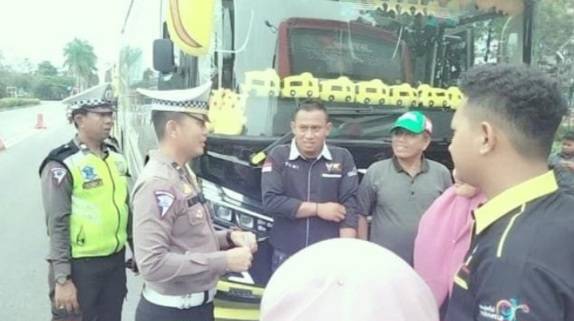 Ciptakan Lalu Lintas yang Aman Satlantas Polres Siak Gelar Program Bung Selamat 