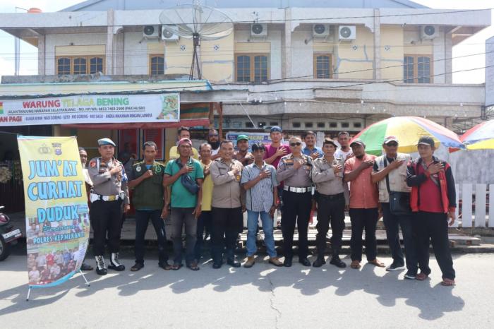 Jumat Curhat, Polisi Imbau Masyarakat Bijak menggunakan Media Sosial