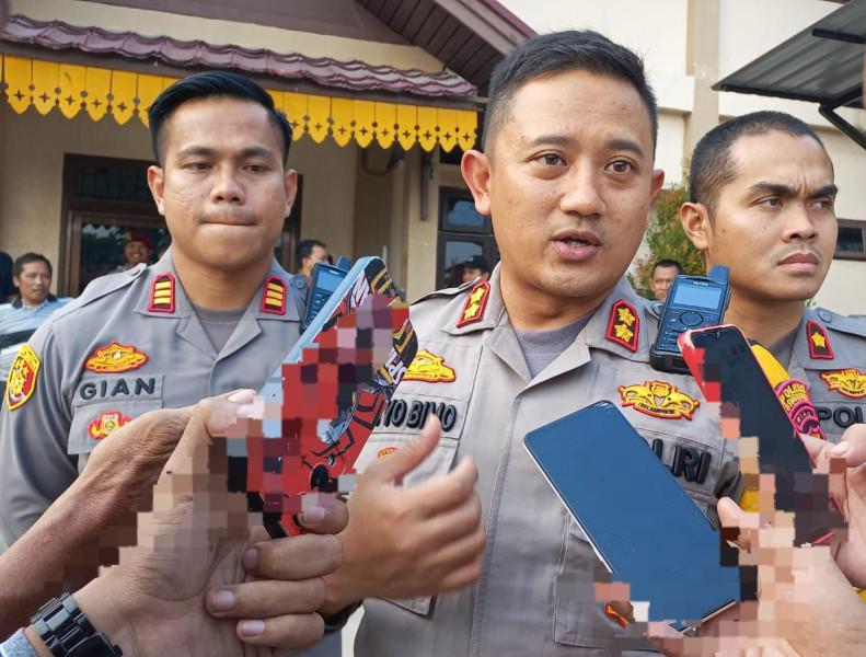 Pastikan Berjalan Lancar dan Kondusif, Kapolres Bengkalis Tinjau Sidang Pleno Di Mandau 