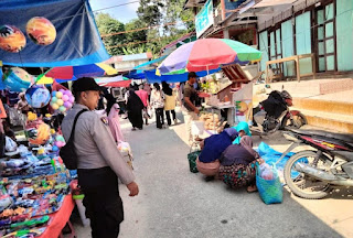 Personil Polsek Bunut Kembali Patroli Cegah Aksi C3 di Beberapa Tempat