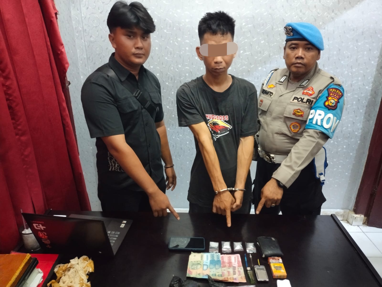 Polsek Koto Gasib Ungkap Kasus Penyalahgunaan Narkotika Jenis Sabu di Kecamatan Koto Gasib