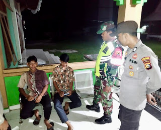 Cegah C3 dan Narkotika, Polsek Teluk Meranti Bersama TNI Gelar Patroli 