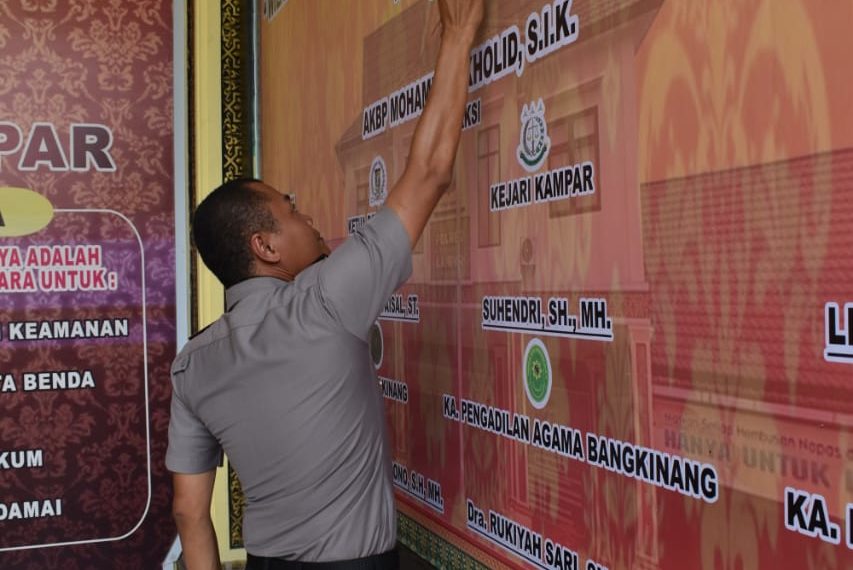 Kapolres Kampar Canangkan Pembangunan Zona Integritas Menuju WBK dan WBBM