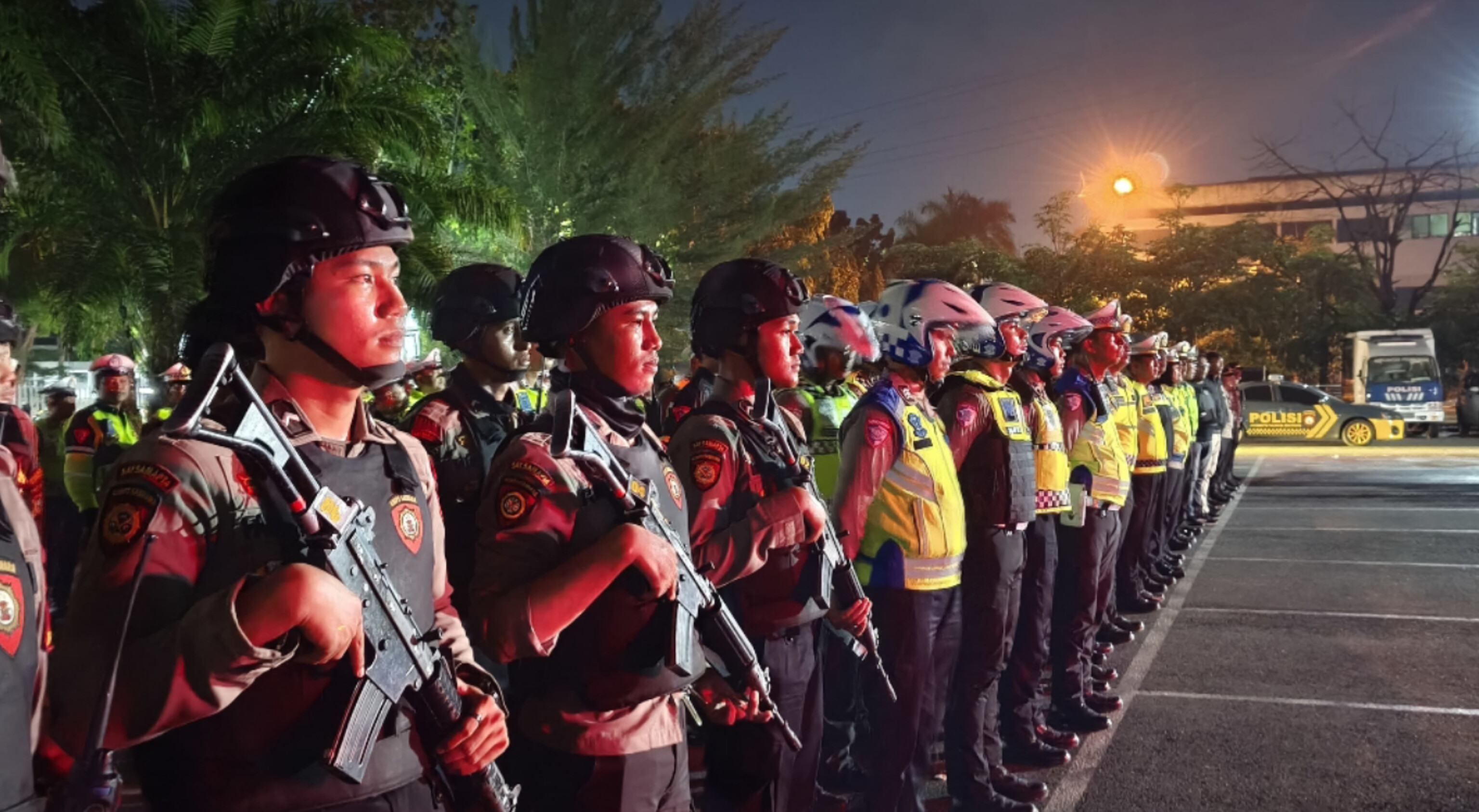 Polda Riau Gelar Patroli Skala Besar, Jamin Keamanan Masyarakat